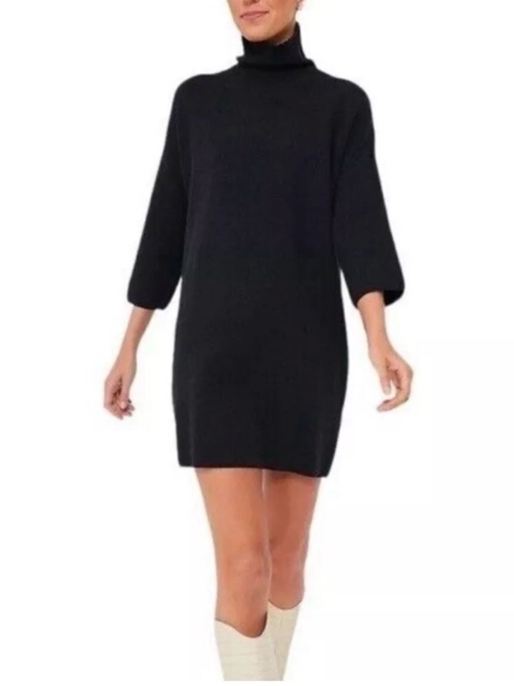 Tuckernuck pomander place women’s small‎ noir vivianne turtleneck shimmer dress